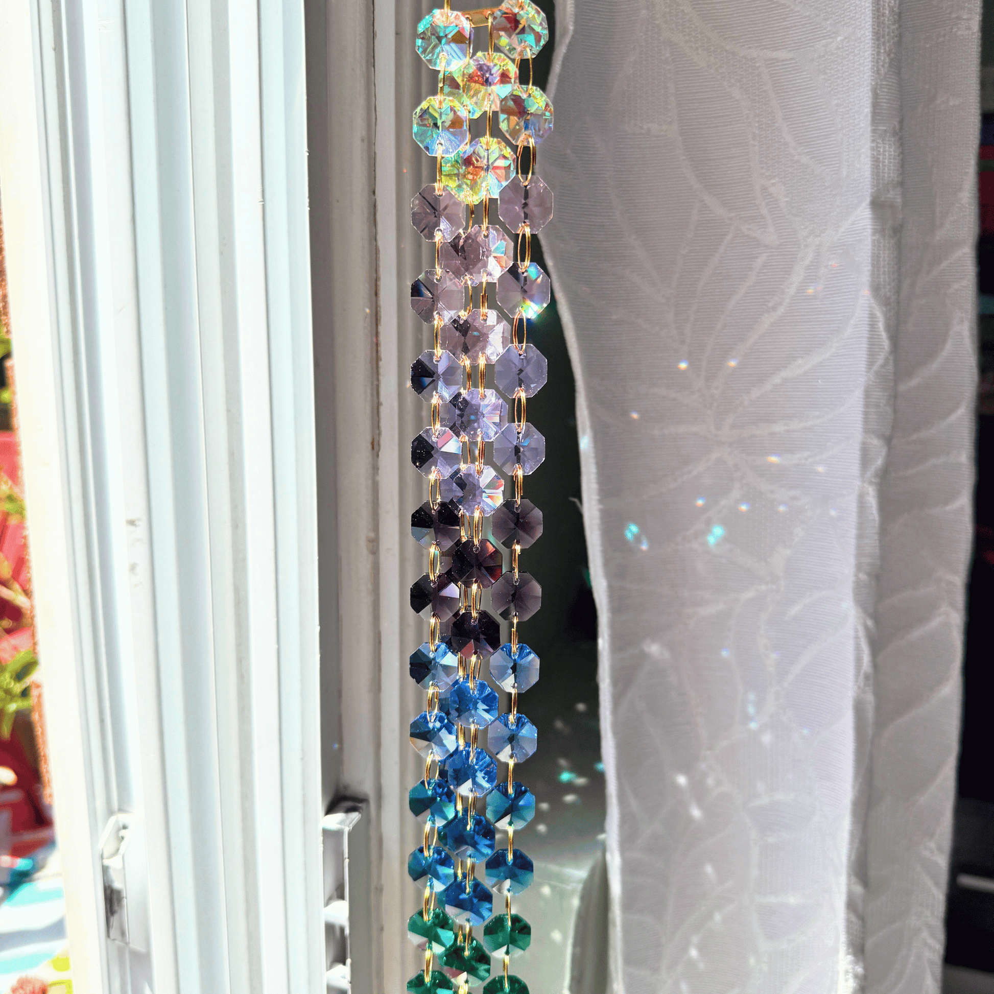 Capteur de soleil prisme en cascade