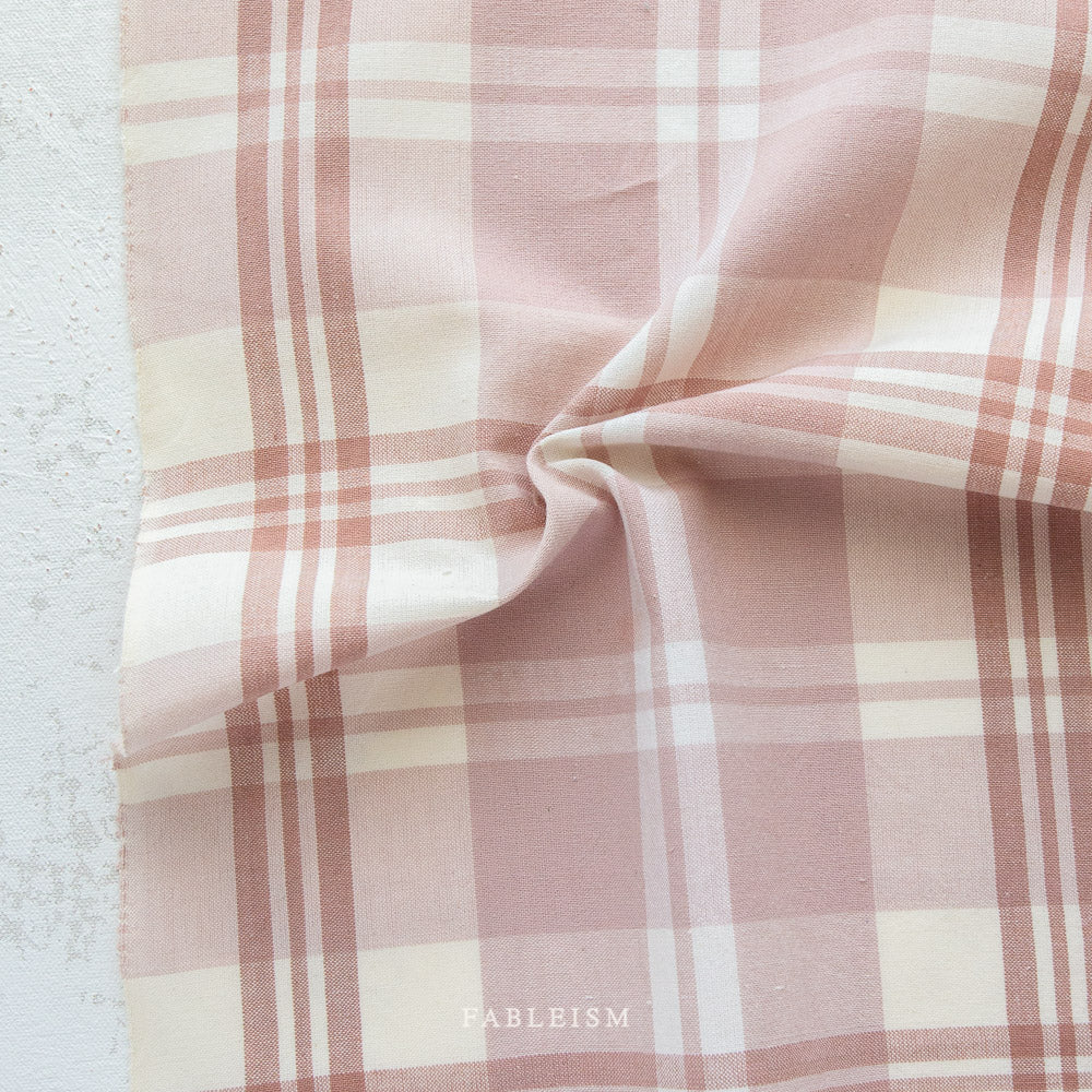 Fableism Arcade Plaid Wovens - Soft Rose