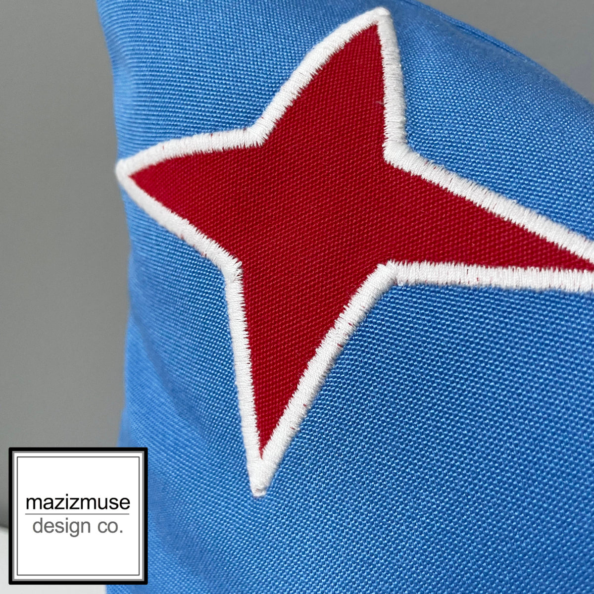 Aruba Flag Sunbrella® Outdoor Pillow Cover, Arubian Flag by Mazizmuse