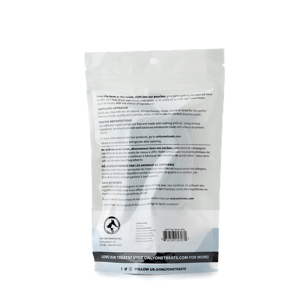 Bâtonnets de tripes de bœuf 100 g