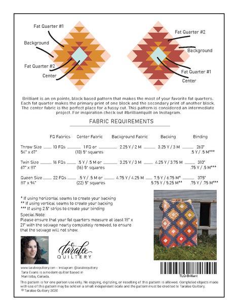 Brilliant Quilt Kit - Cover Version