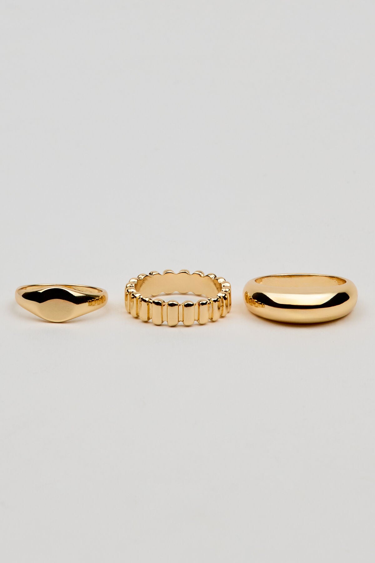 Set of 3 Signet Rings