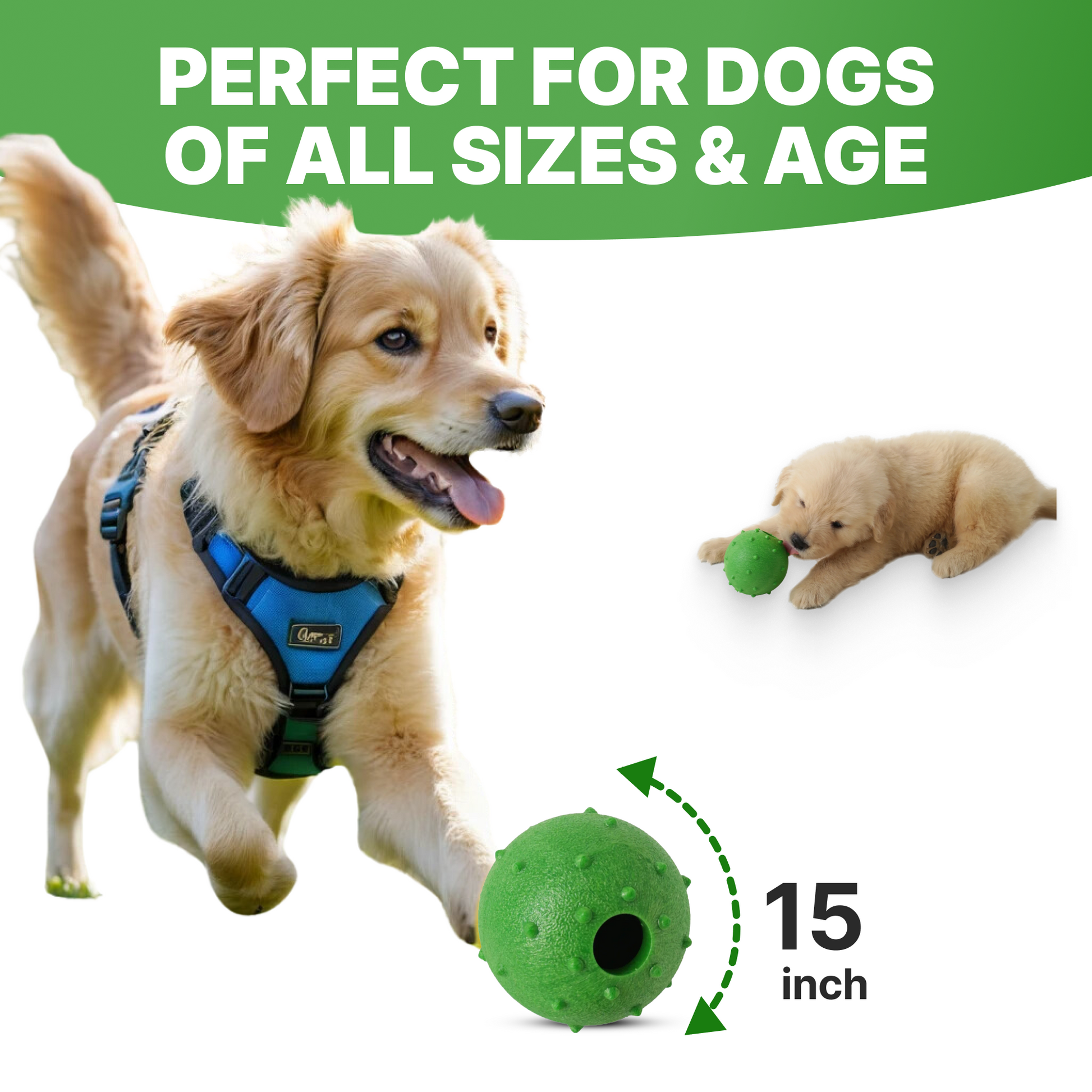 Jouet pour chien monstre avec balle distributrice de friandises - Peluche et puzzle interactif