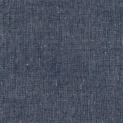 Essex Yarn-Dyed Homespun - Navy, 1/4 yard