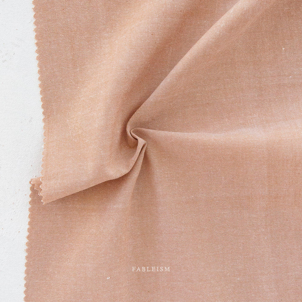 Fableism Everyday Chambray -Clay Pot, 1/4 yard
