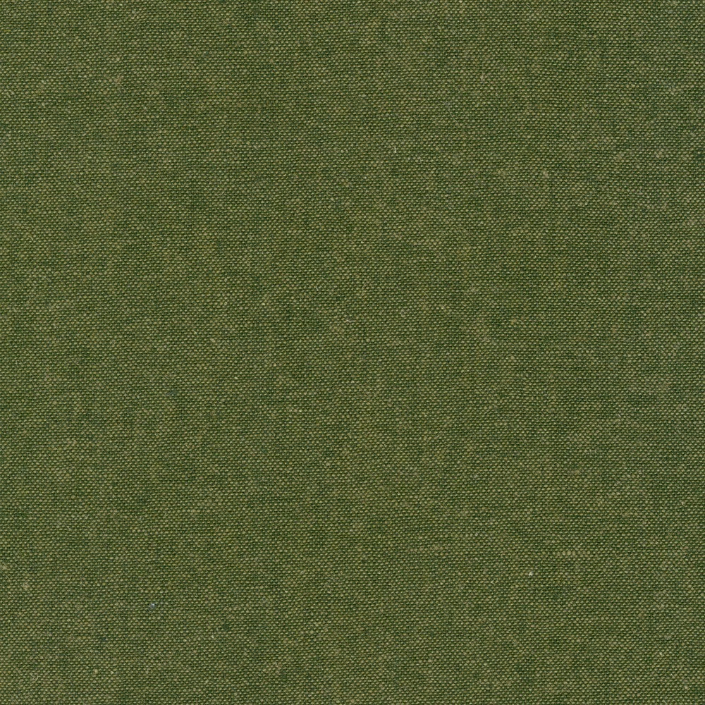 Essex Yarn-Dyed Linen/Cotton blend - Army, 1/4 yard