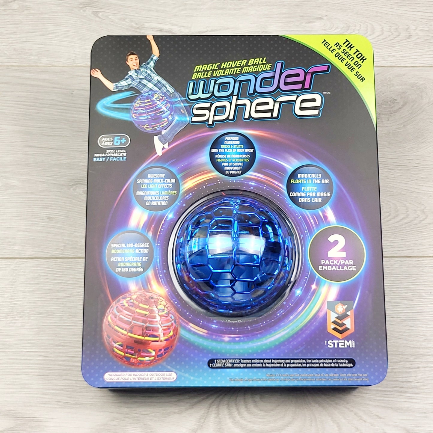 RHW1 - Wonder Sphere Magic Hover Ball - 2 pack
