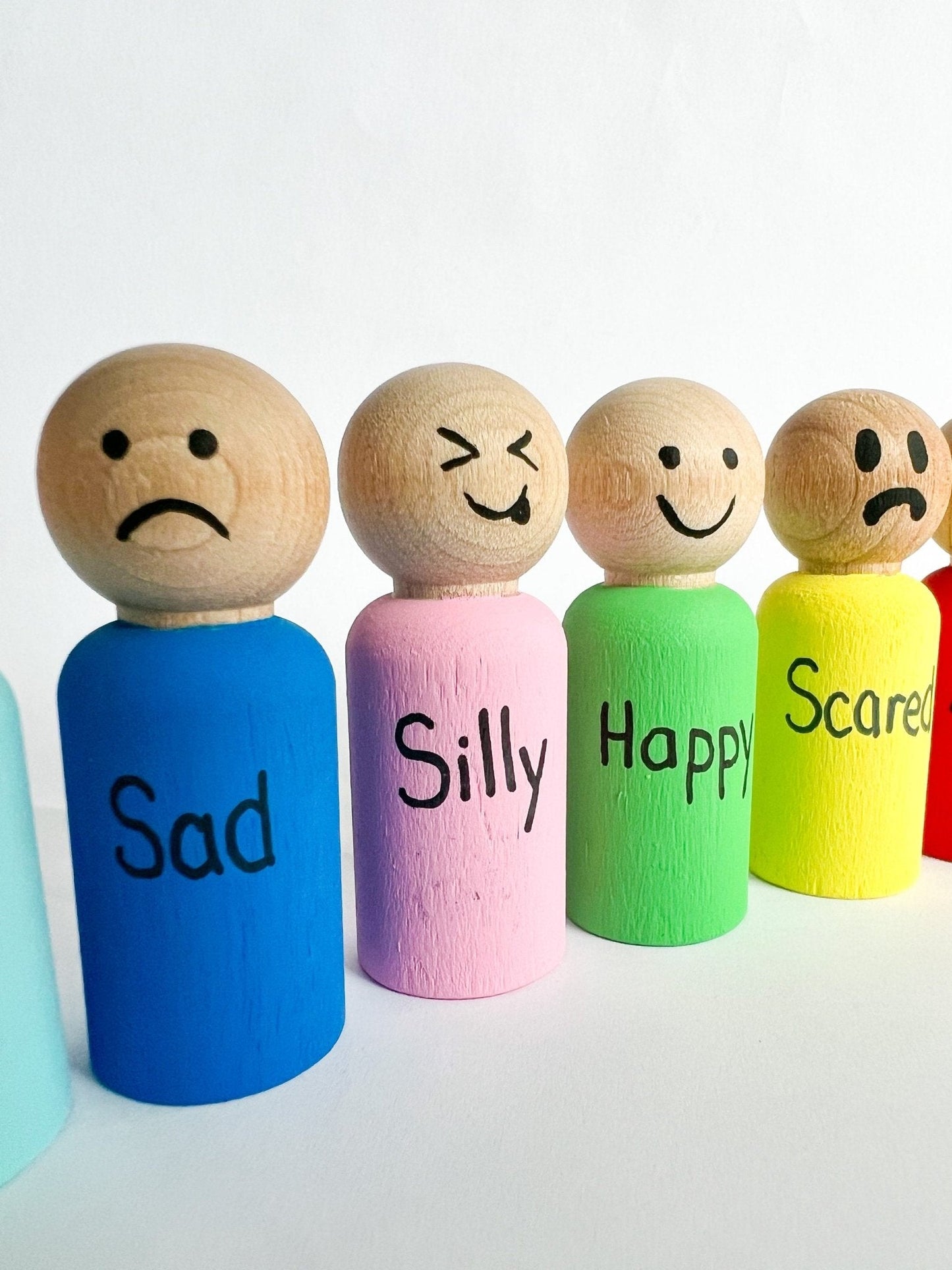 Feeling Friends emotion peg dolls