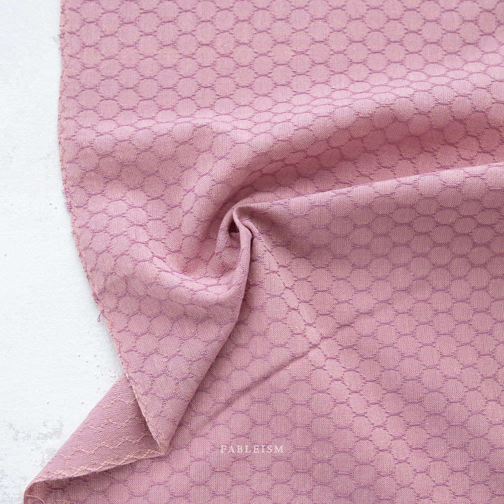 Fableism Forest Forage - Honeycomb in Lilac, 1/4 yard
