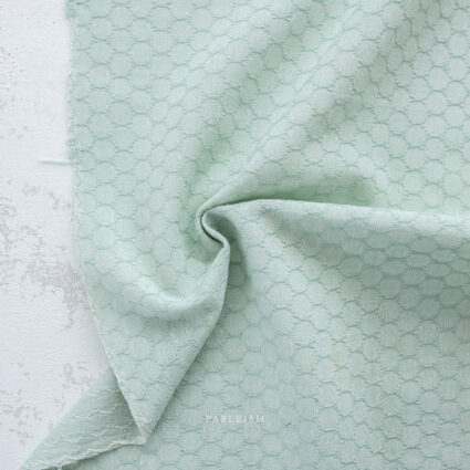Fableism Forest Forage - Honeycomb in Robin's Egg, 1/4 yard