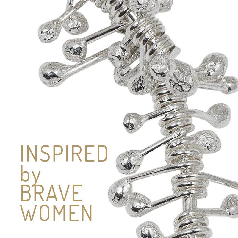 Broche en argent sterling, broche abstraite, cadeau pour elle, broche moderne, broche tendance, broche châle, broche manteau, broche contemporaine