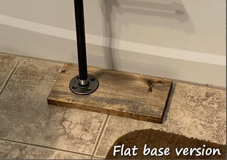 Porte-papier toilette sur pied de style industriel avec étagère pour téléphone - Porte-papier toilette