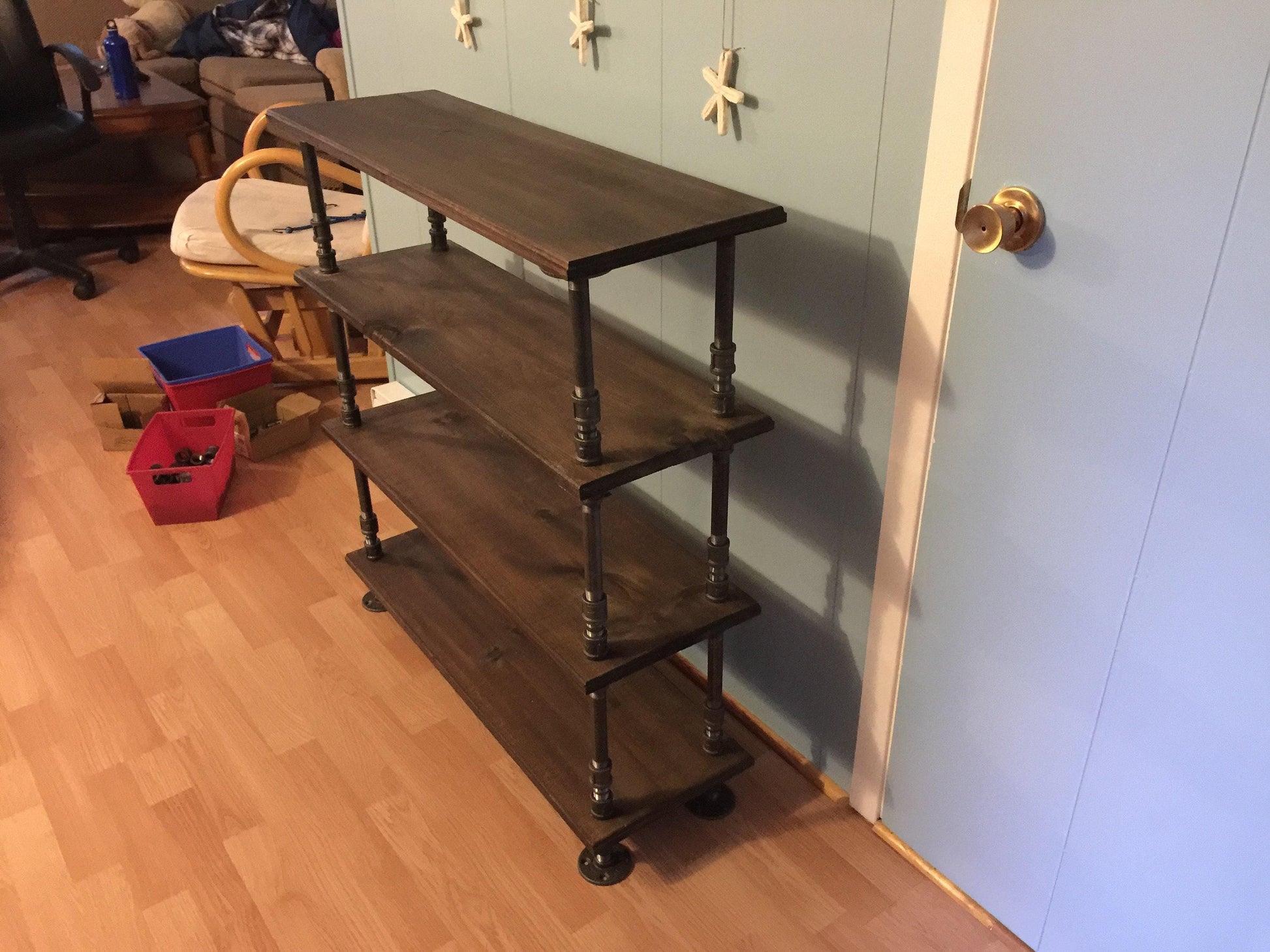 Étagère à chaussures à dessus plat - Étagère à chaussures - Étagère à chaussures sans poignées