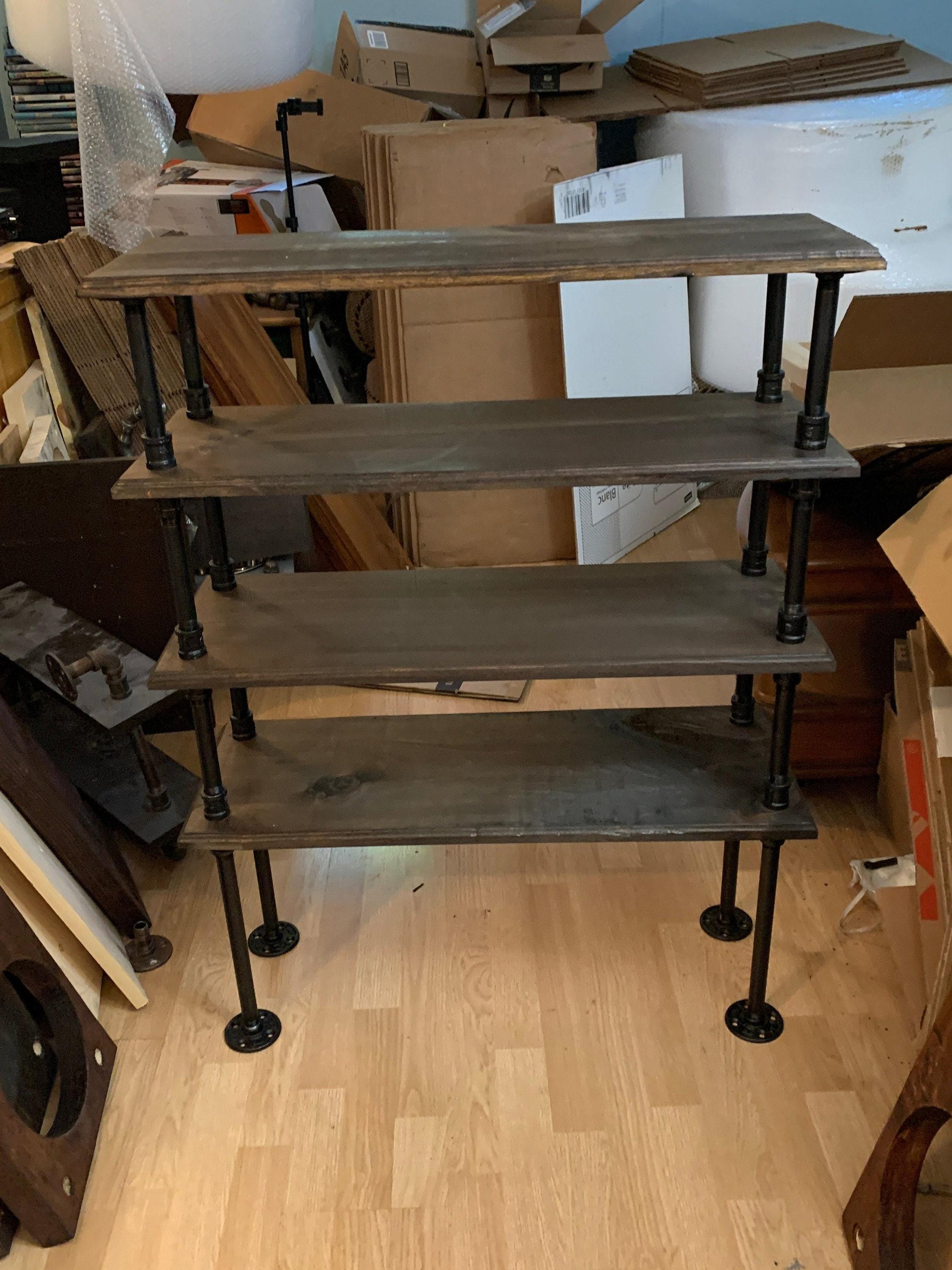 Étagère à chaussures à dessus plat - Étagère à chaussures - Étagère à chaussures sans poignées