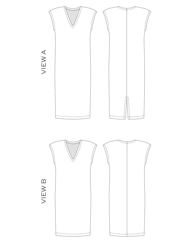 True Bias Patterns - Lodo Dress