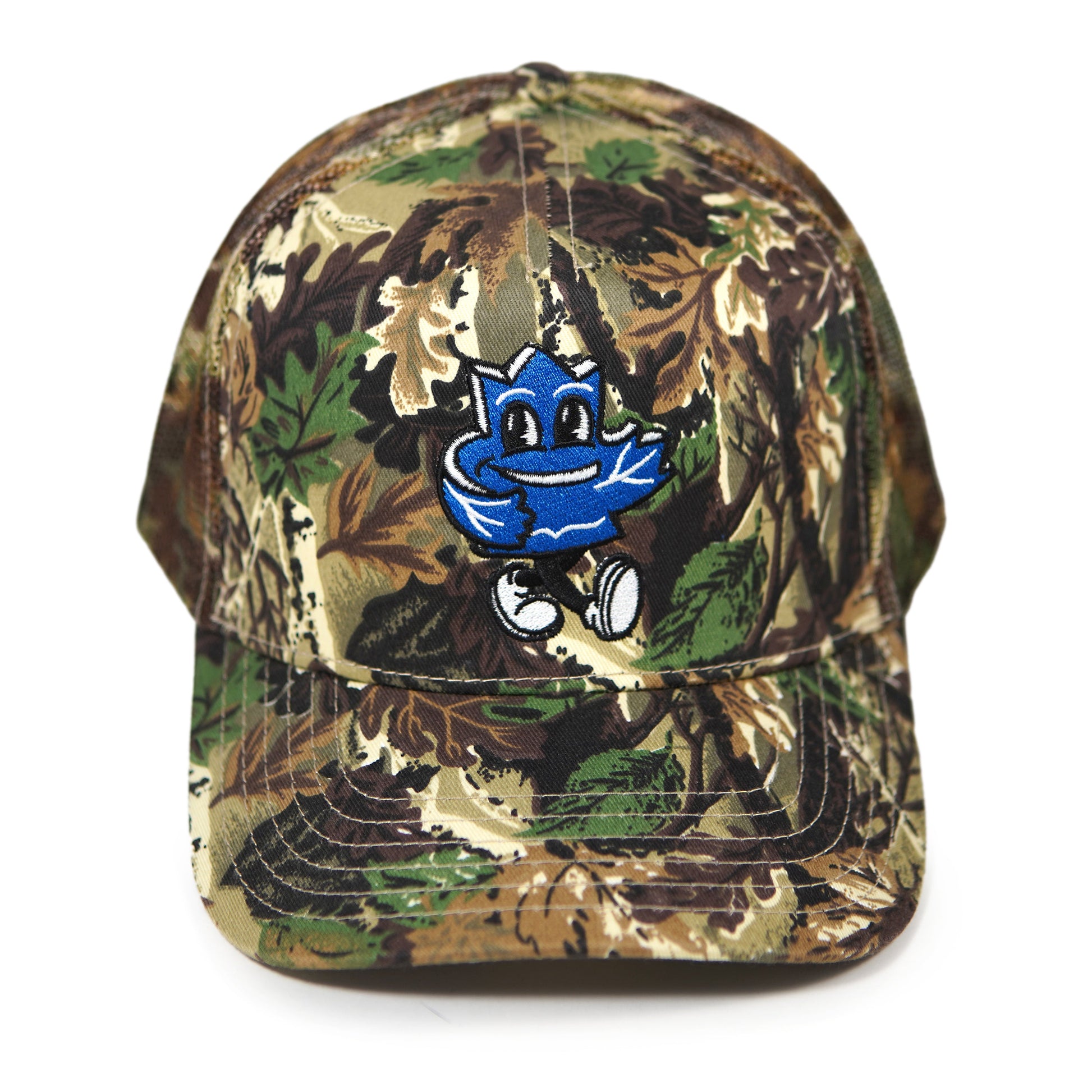 Casquette de camionneur à motif camouflage feuille d'érable