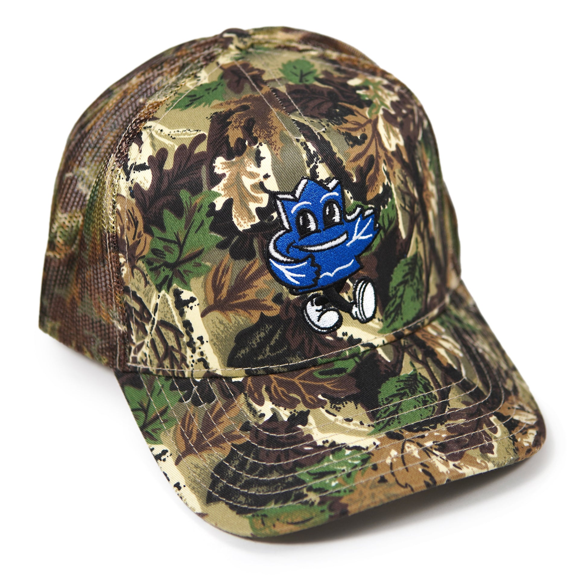 Casquette de camionneur à motif camouflage feuille d'érable