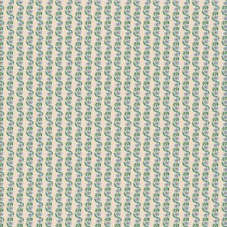 Bramble; Messina Stripe - Blue Metallic - 1/4 yard