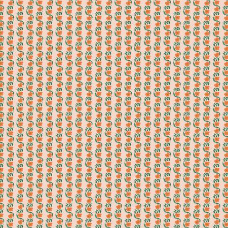 Bramble; Messina Stripe - Red Metallic - 1/4 yard
