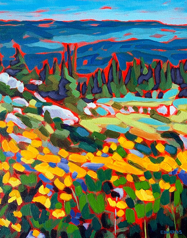 Fleurs sauvages de montagne