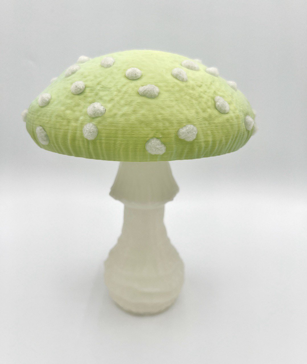 Veilleuse champignon phosphorescente, lampe de chevet champignon amanite phosphorescente, lampe fantaisie funky, lampe à charge solaire