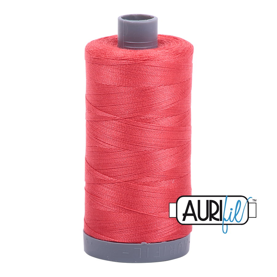Aurifil Thread - Medium Red 5002 - 28wt