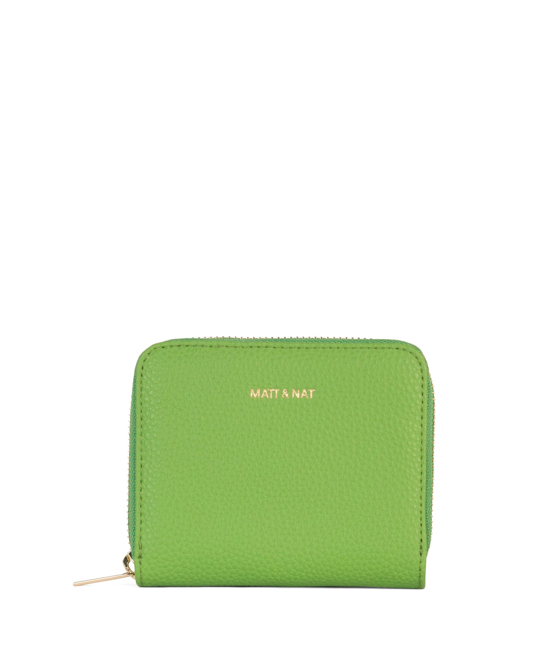 RUE Small Vegan Zip Wallet - Grain