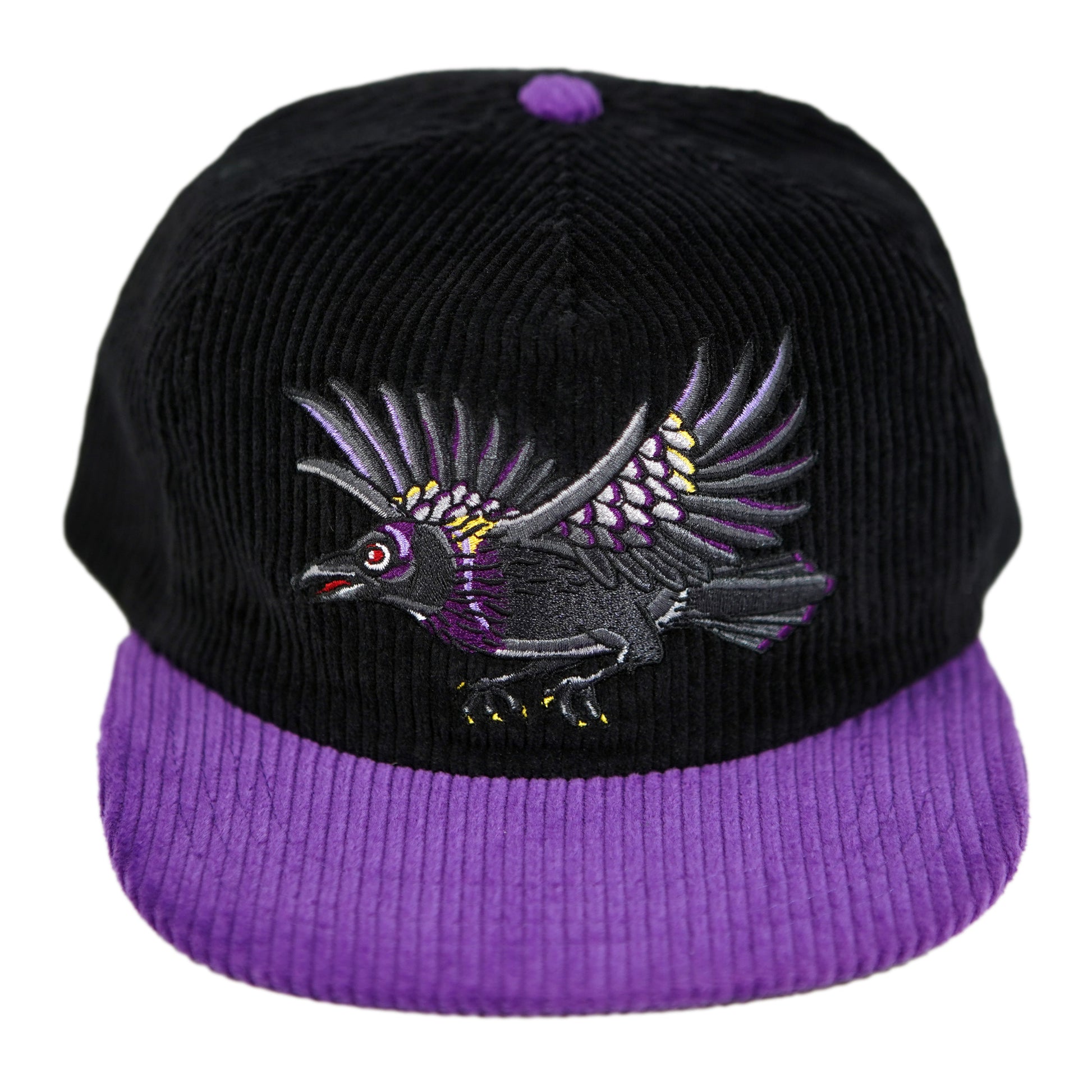 Chapeau en velours côtelé Raven