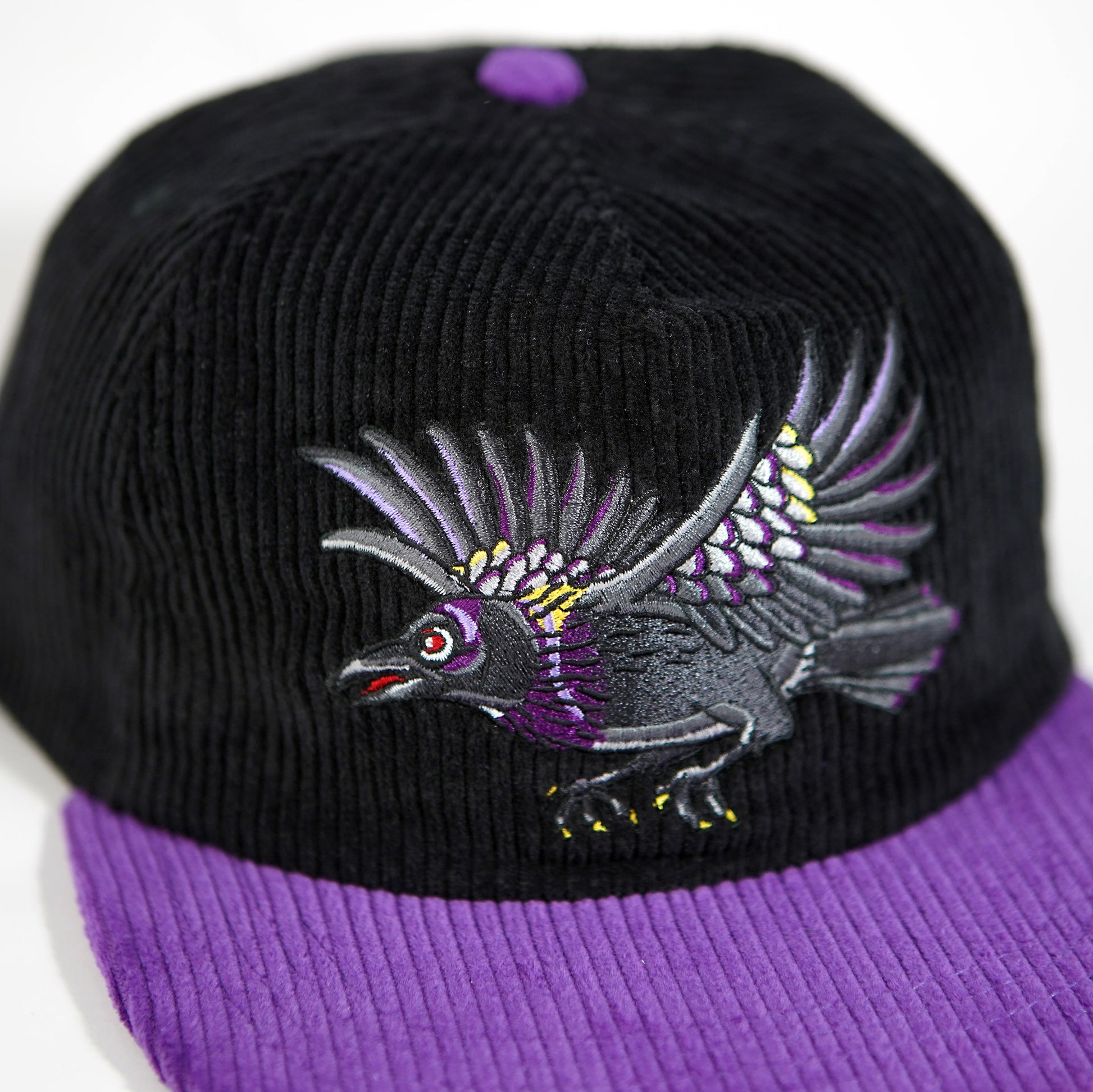 Chapeau en velours côtelé Raven