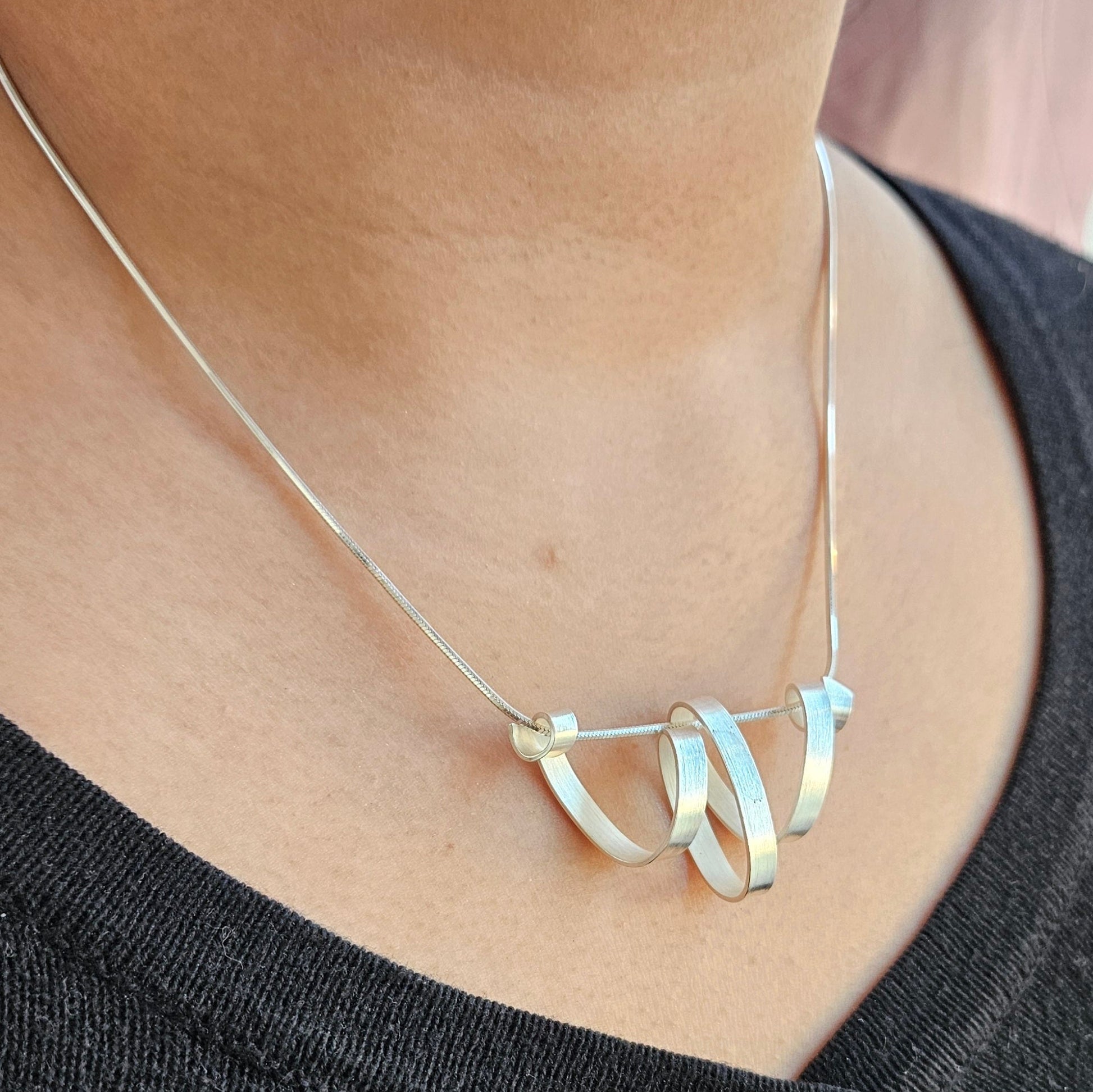 Ribbon Collection - Whirl Pendant