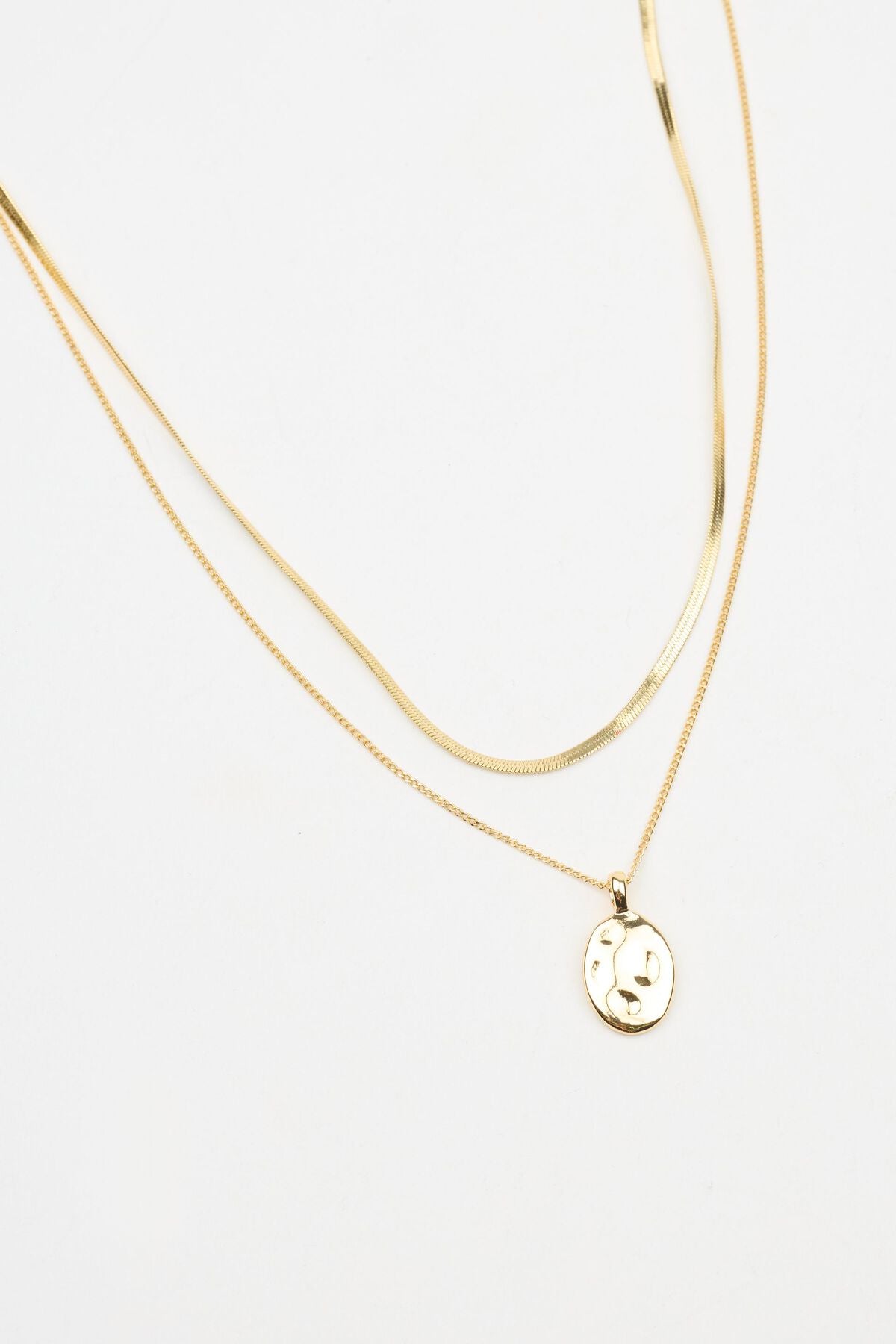 Classic Medallion Double Chain