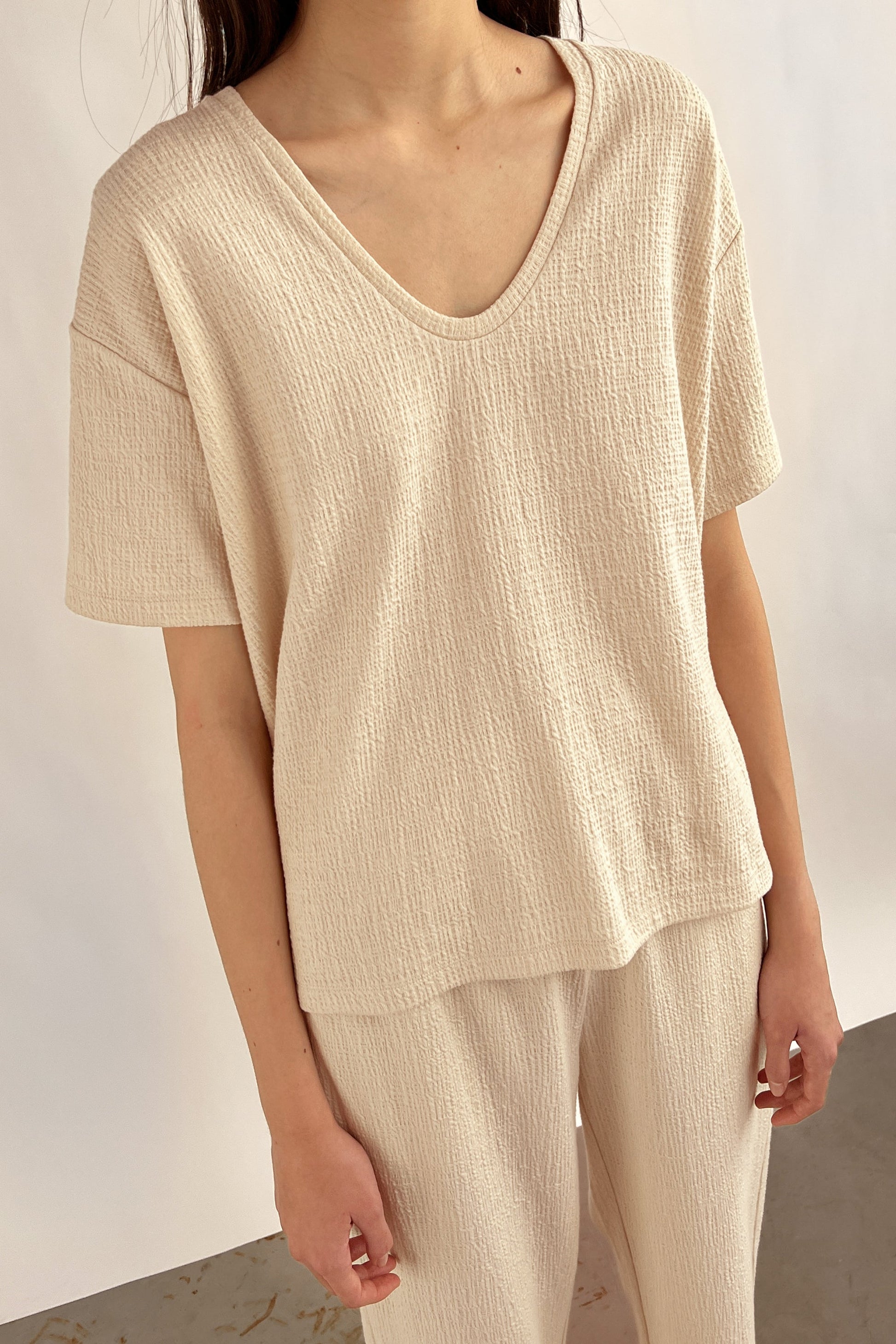KNIT PYJAMA T-SHIRT