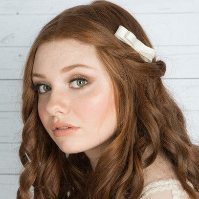 Pince à cheveux de mariée en soie ELLA