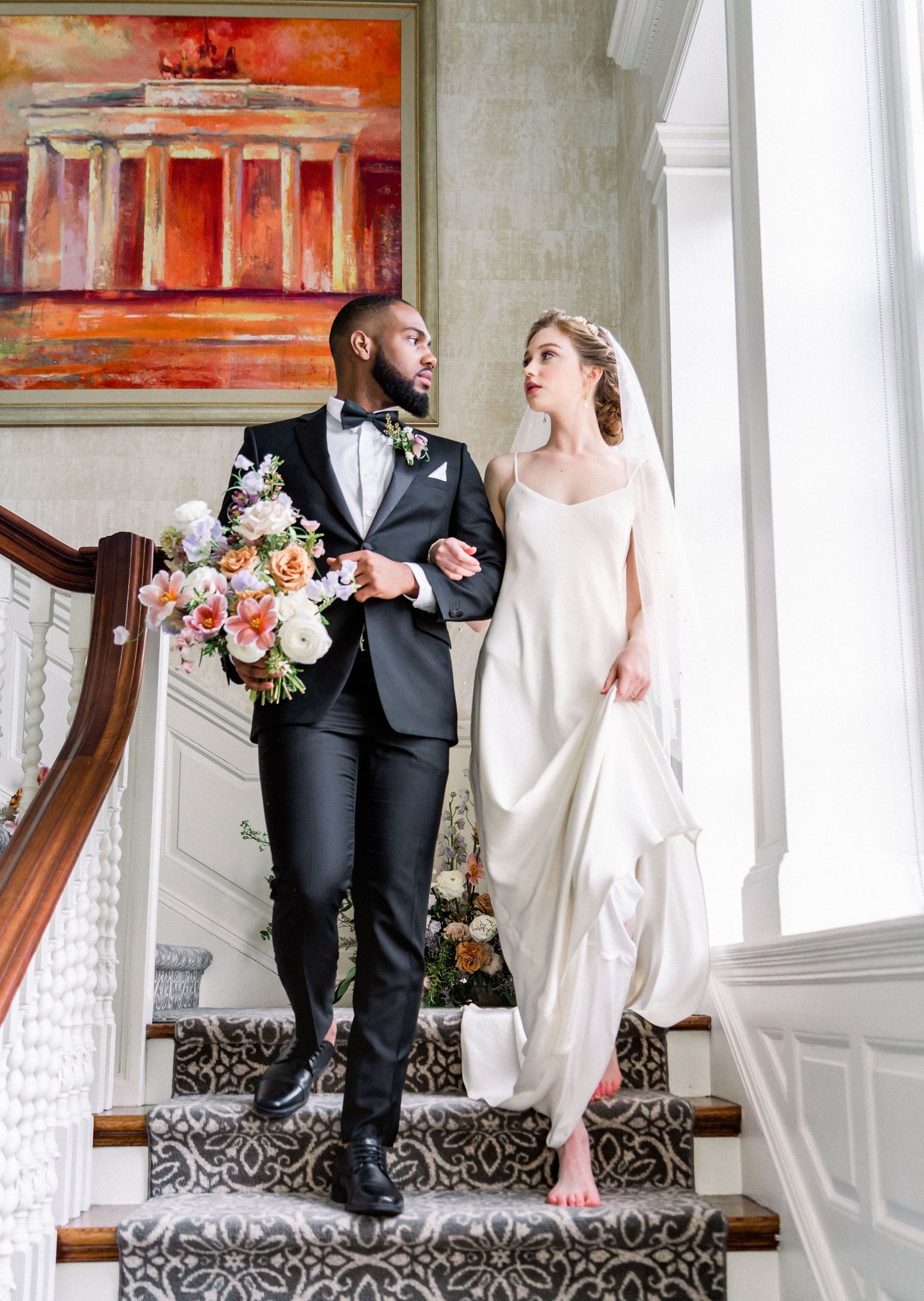 DAPHNE Scalloped Filigree Bridal Tiara