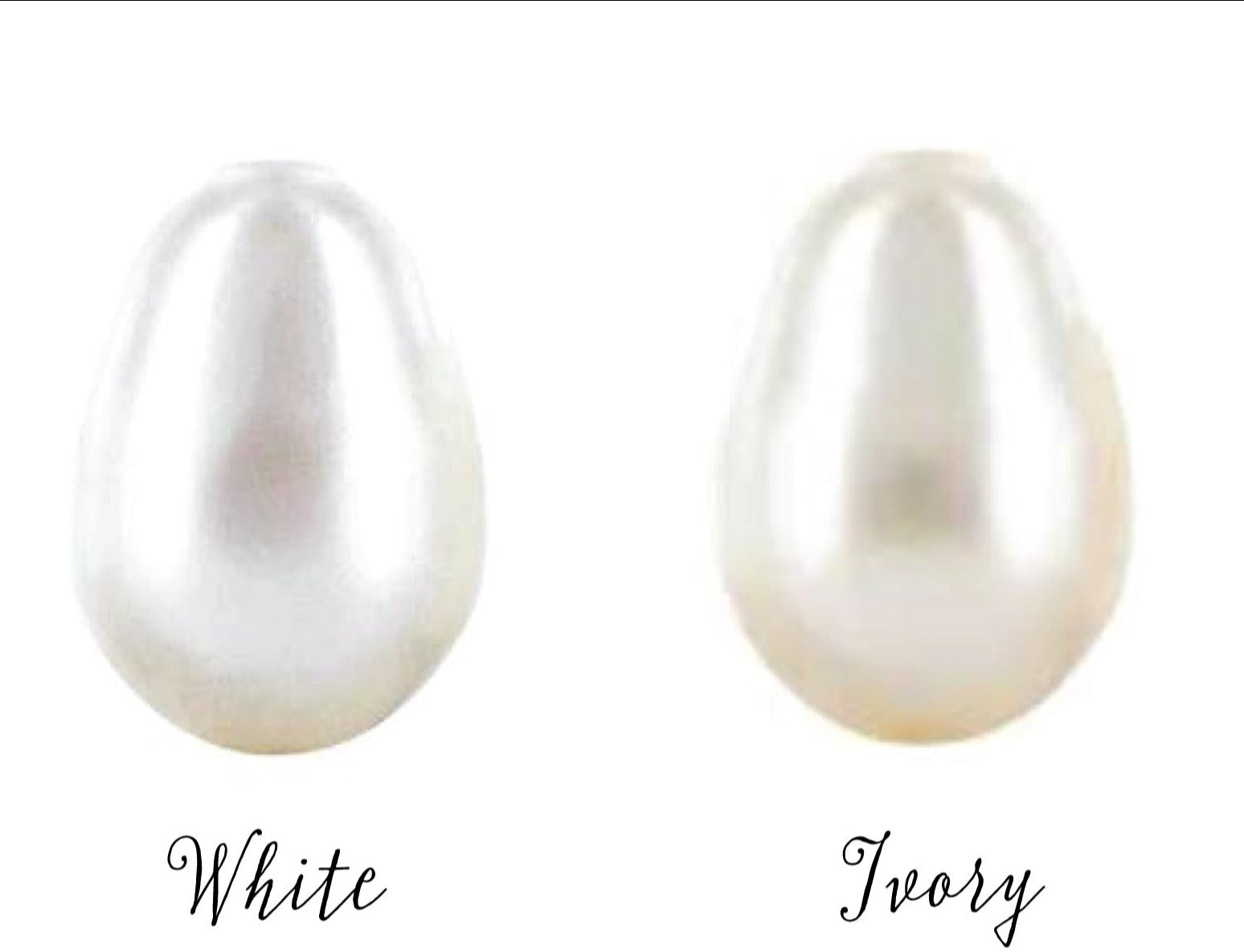 Boucles d'oreilles pendantes de mariée à double perle JESS