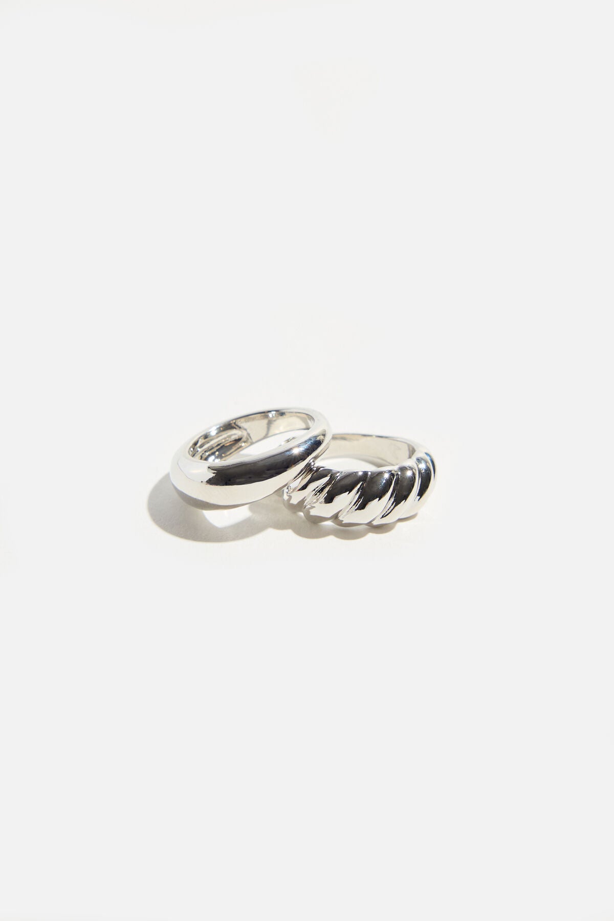 2-Pack Dome Rings
