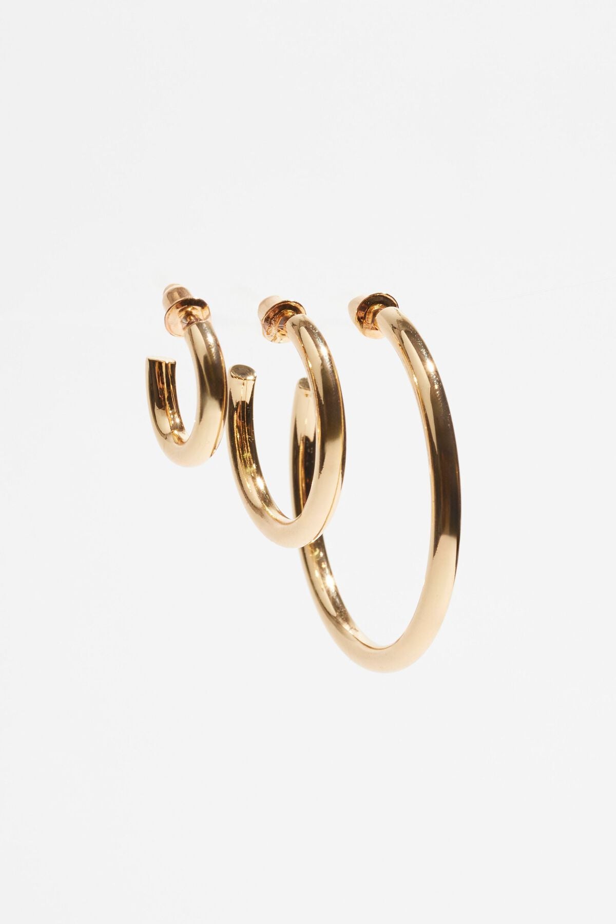 Lot de 3 boucles d'oreilles créoles