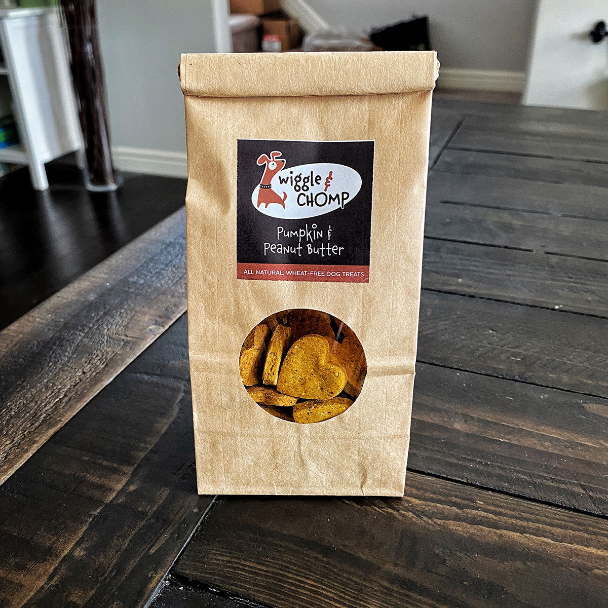 Friandises pour chiens : citrouille et beurre de cacahuète