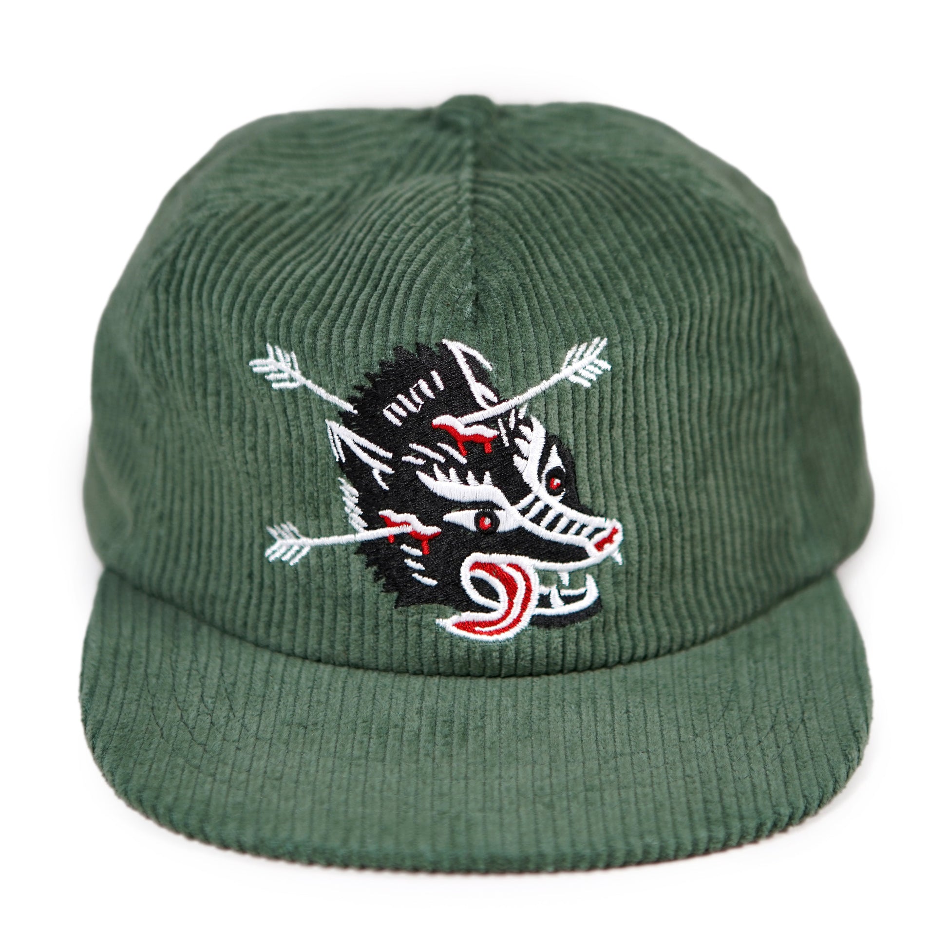 Chapeau en velours côtelé Wolf