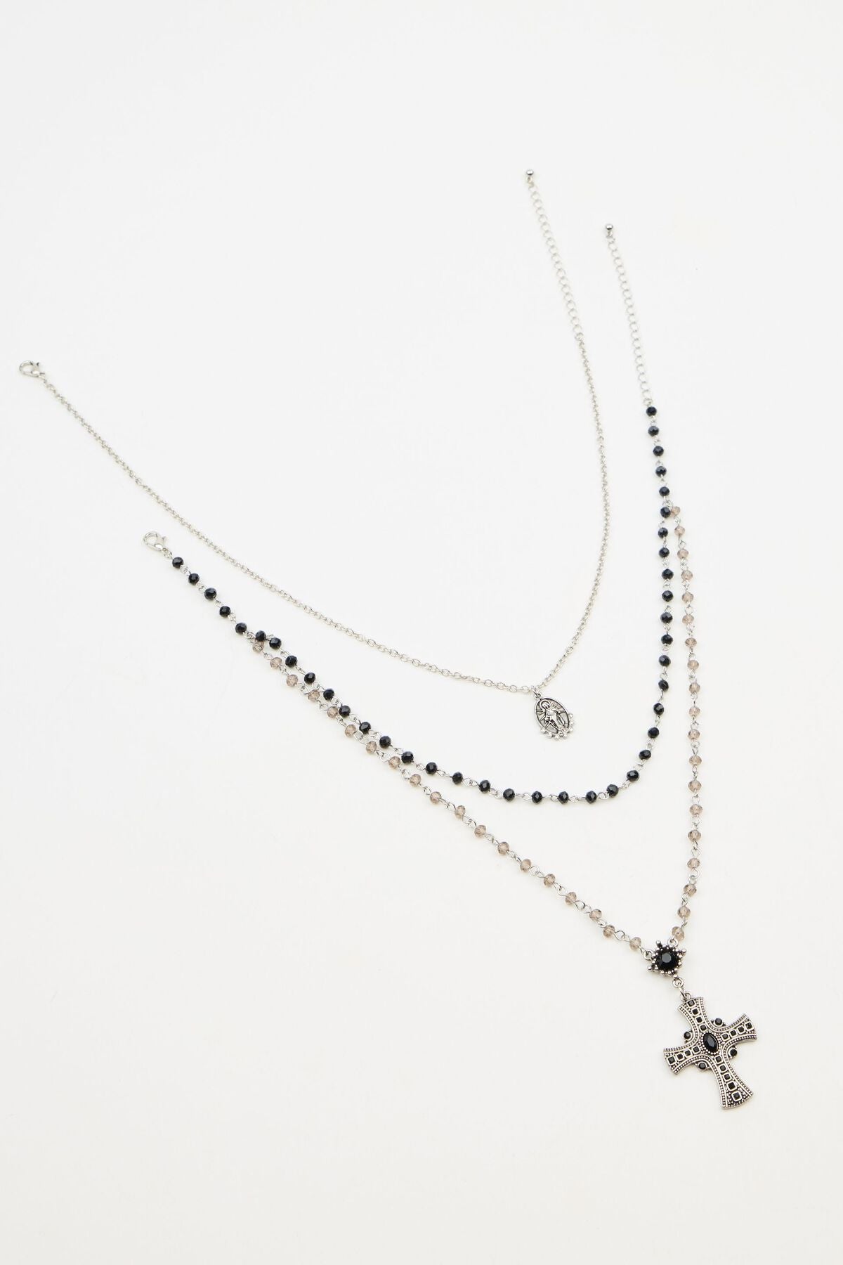 Ensemble de 2 colliers Marie et Rosaire