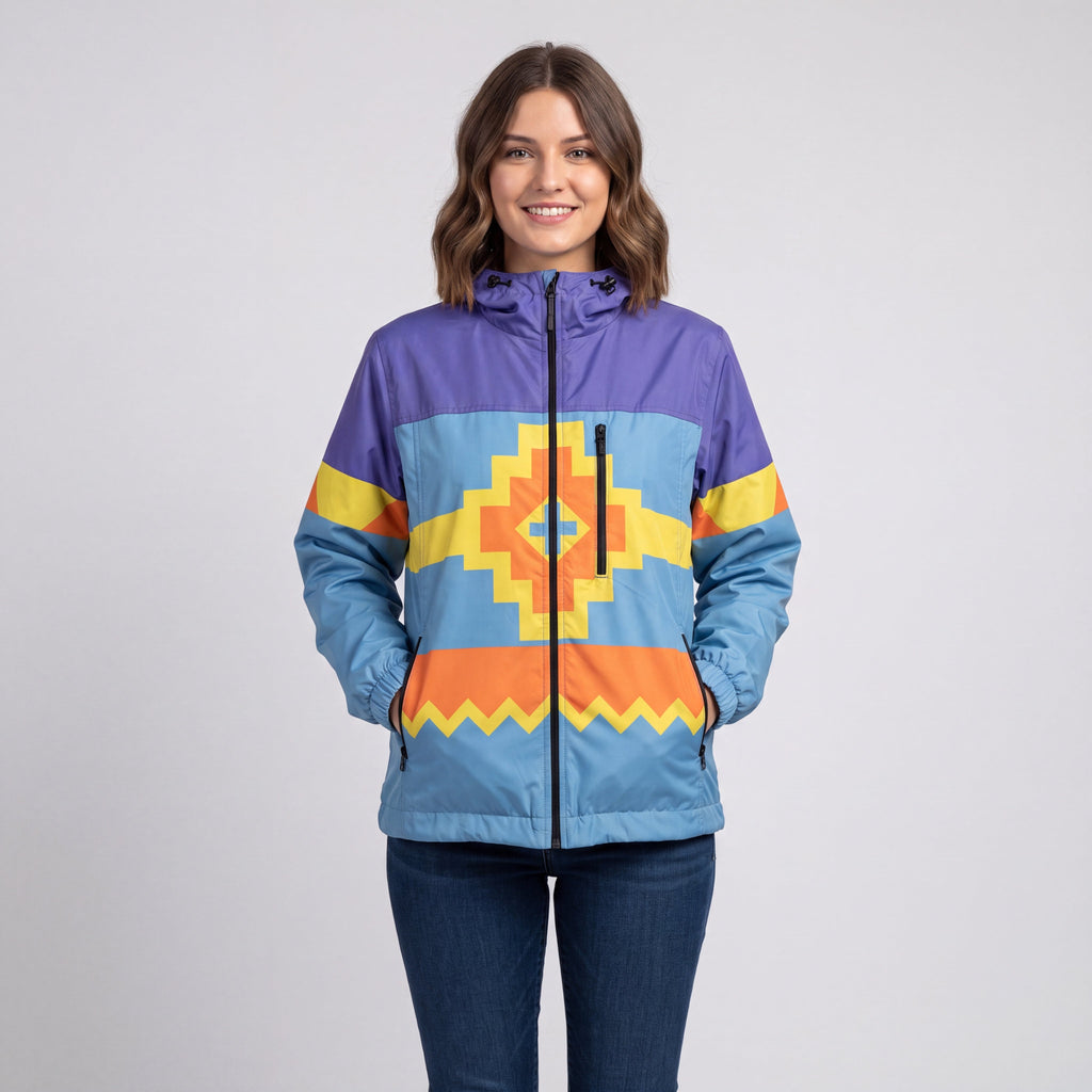 Purple Horizon Windbreaker