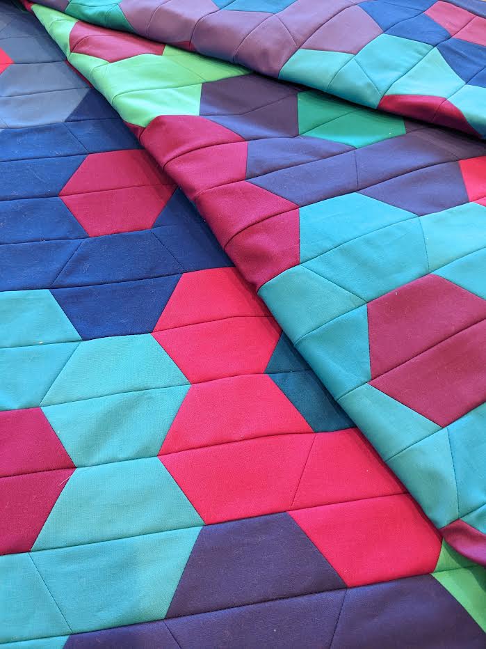 Hexagon Flower Bouquet Quilt Kit
