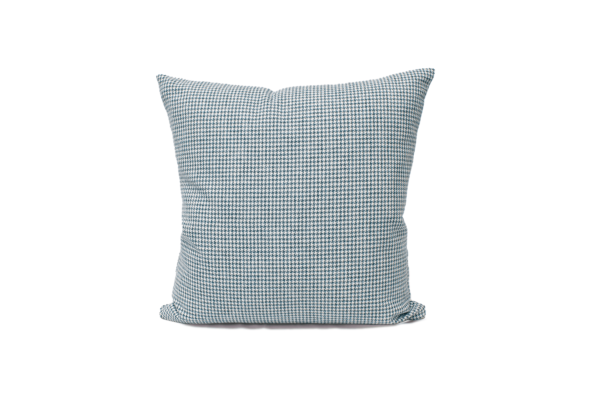 Housse de coussin à motif pied-de-poule du lac
