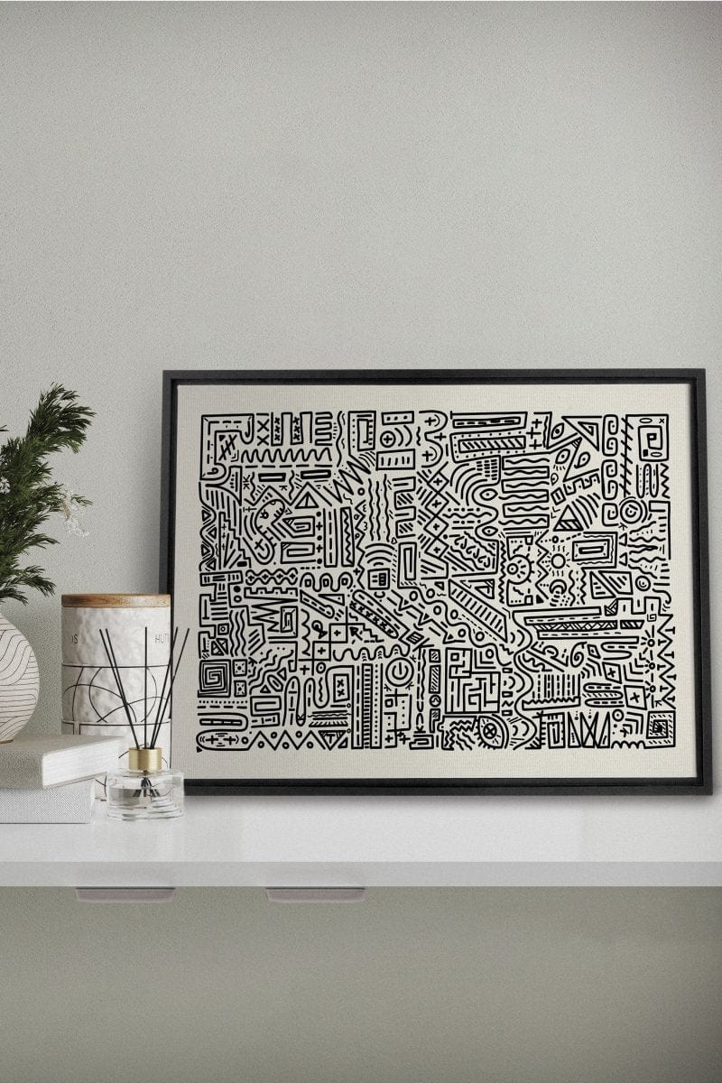 Aztec Canvas Print