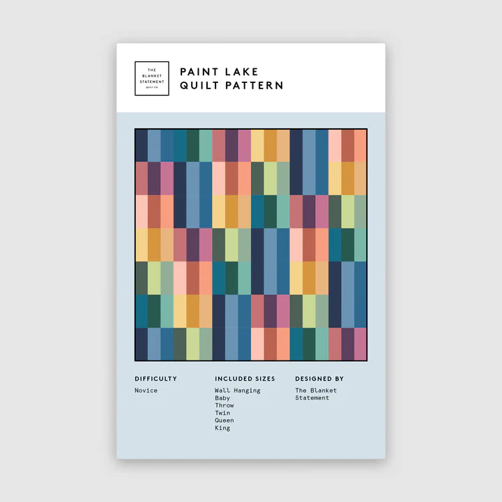 Paint Lake Quilt Kit, Great Outdoors Version