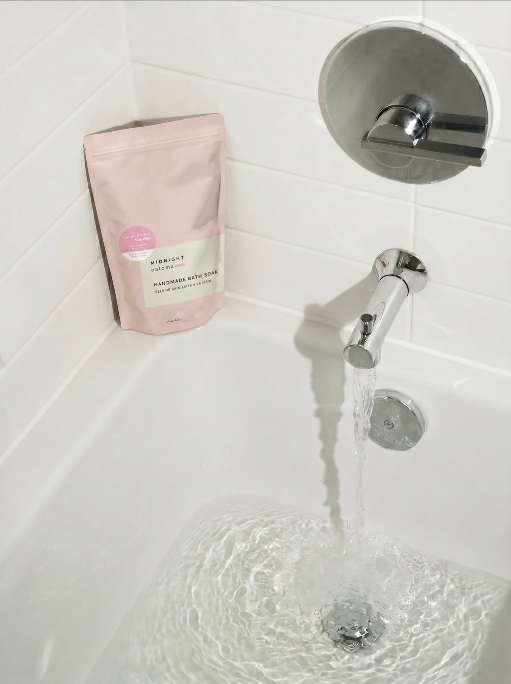 Bain revitalisant Rose française + Vanille