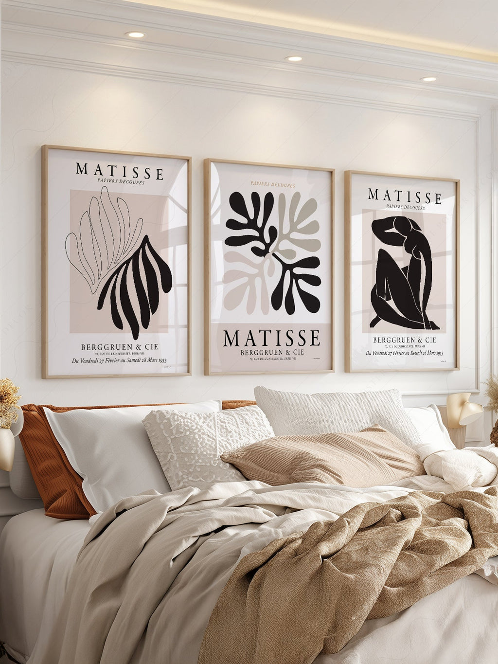 Henri Matisse Papiers Découpés Gallery Wall Set of 3 – Modern Art Prints