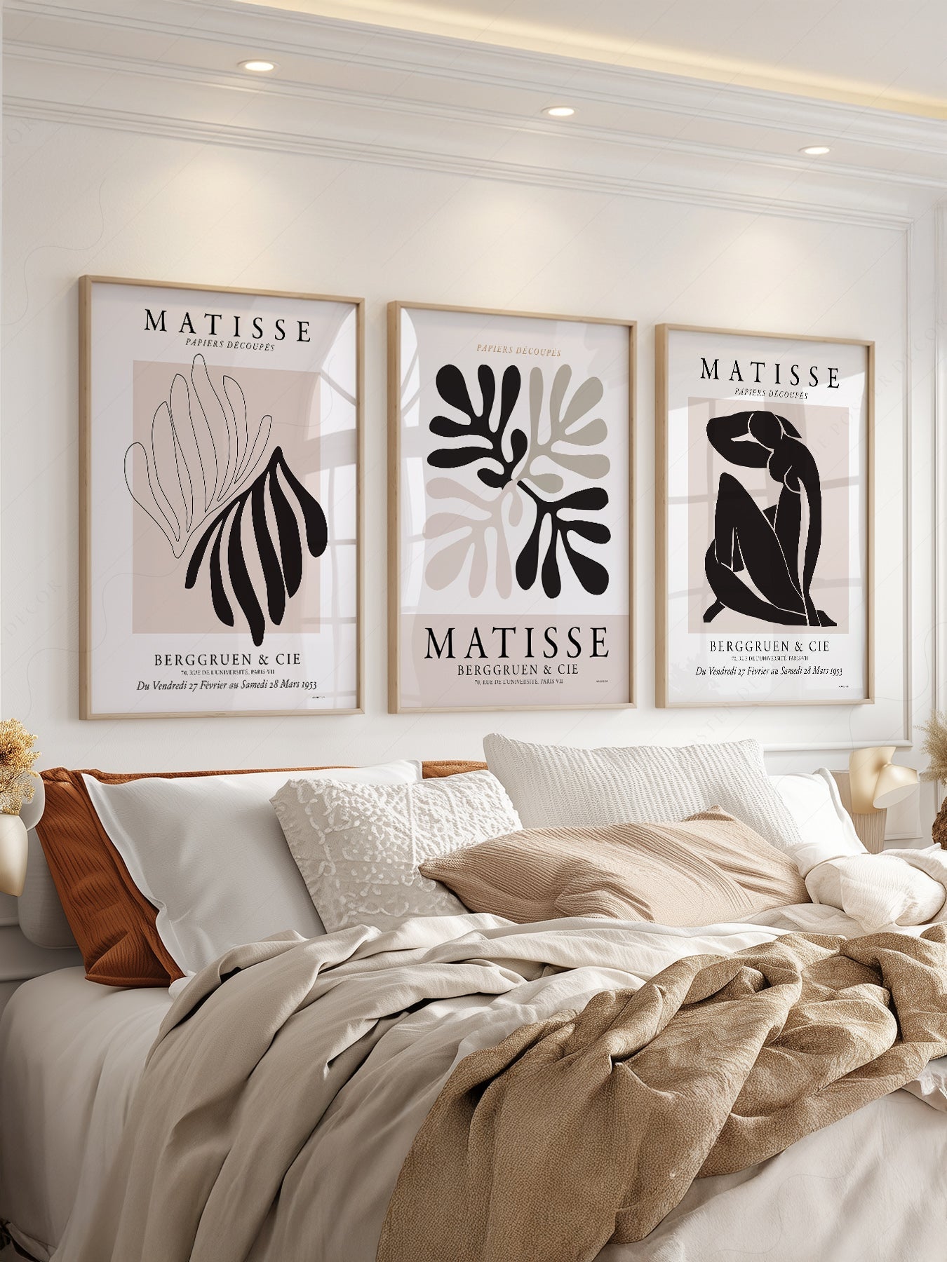 Henri Matisse Papiers Découpés Gallery Wall Set of 3 – Modern Art Prints