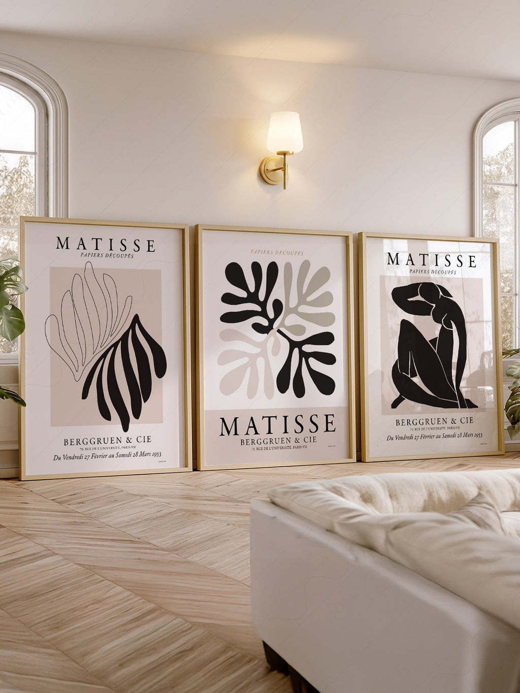 Henri Matisse Papiers Découpés Gallery Wall Set of 3 – Modern Art Prints