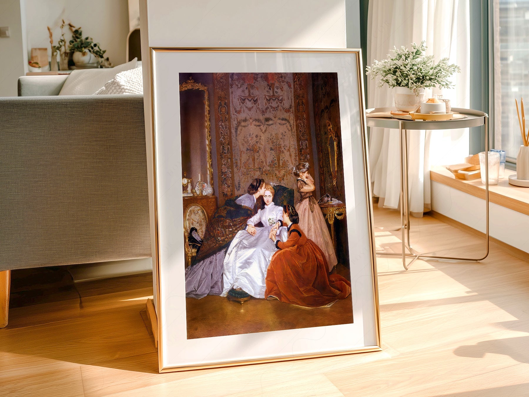 Auguste Toulmouche The Reluctant Bride Print – Victorian Wall Art Poster